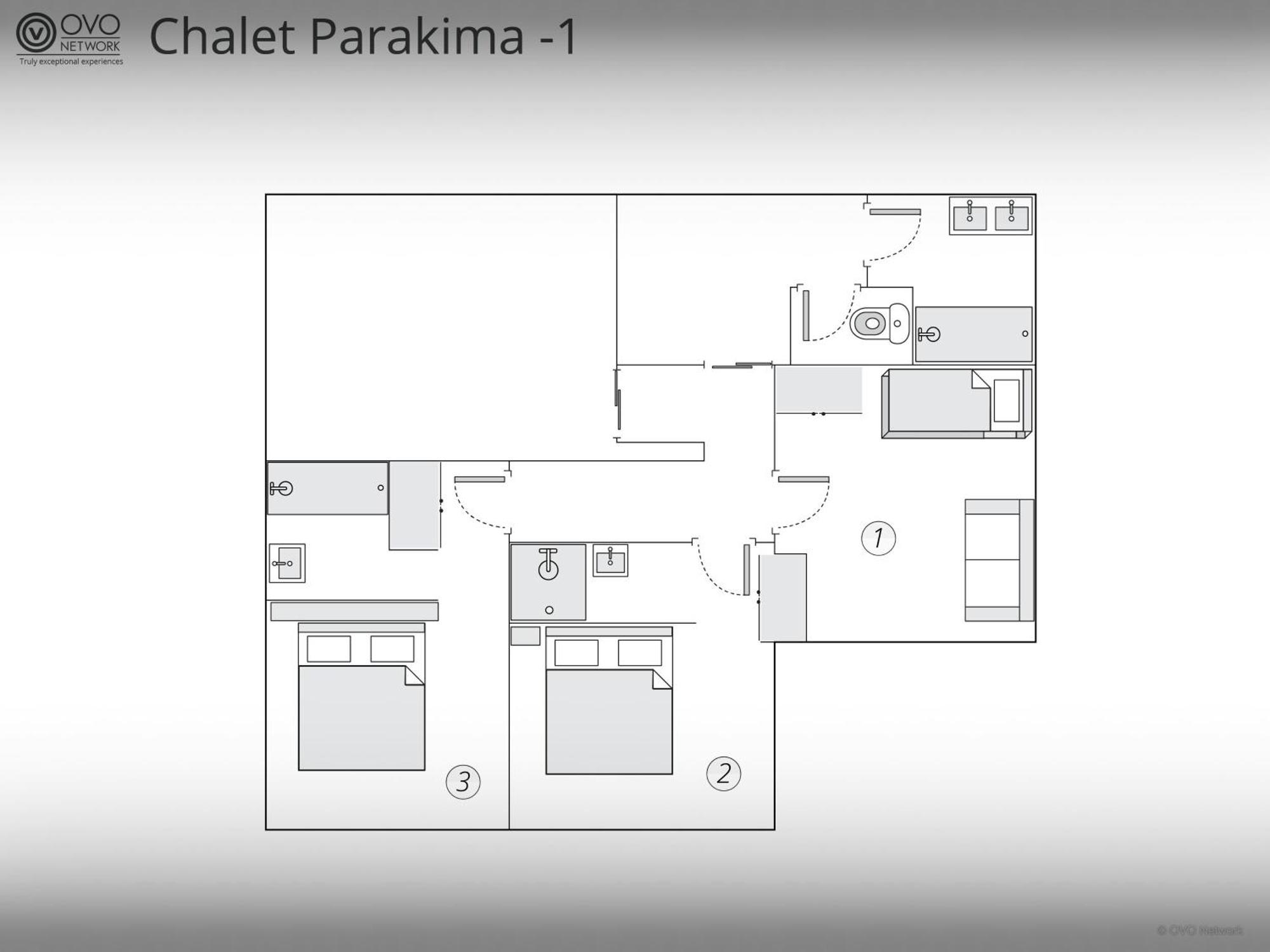 Chalet Parakima - Ovo Network Manigod Eksteriør bilde