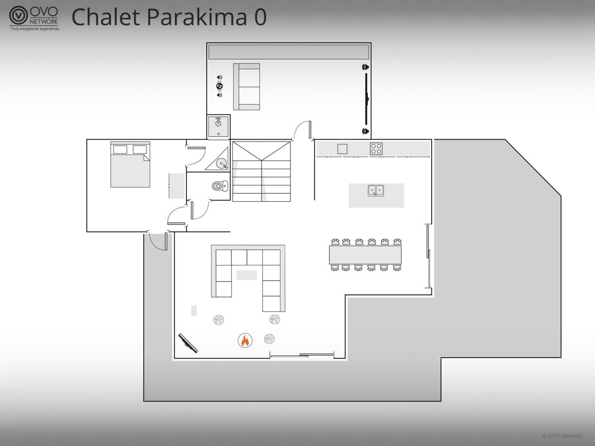 Chalet Parakima - Ovo Network Manigod Eksteriør bilde